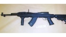 Windsor police have released a photo of a SKS 7.62 x 39 Calibre rifle seized from a Wyandotte Street apartment. (Windsor police)