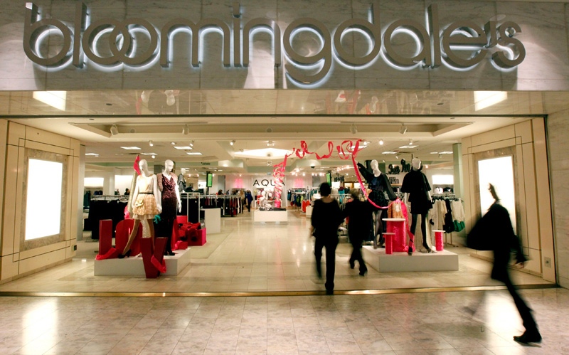 Shoppers walked out of Bloomingdale's at the Mall of America Wednesday, Jan. 4, 2012 in Bloomington, Minn. (The Star Tribune / Carlos Gonzalez)
