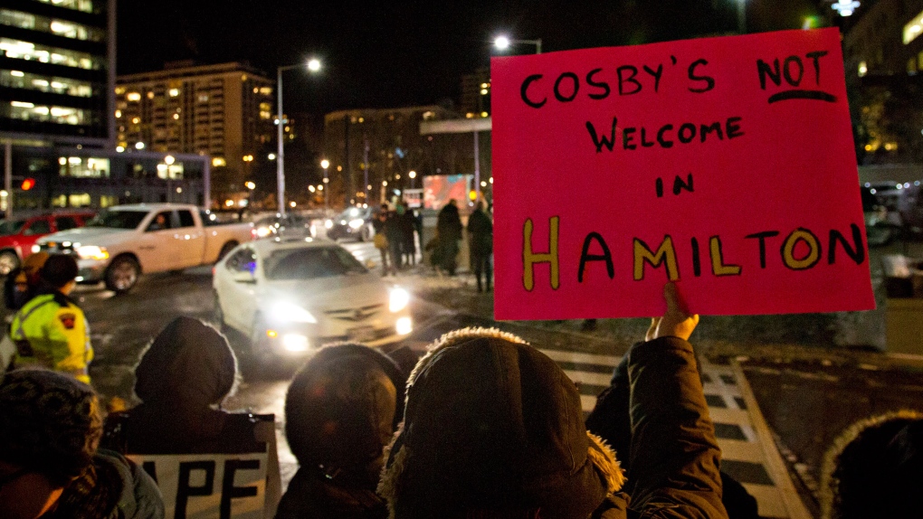 Protest at Bill Cosby show