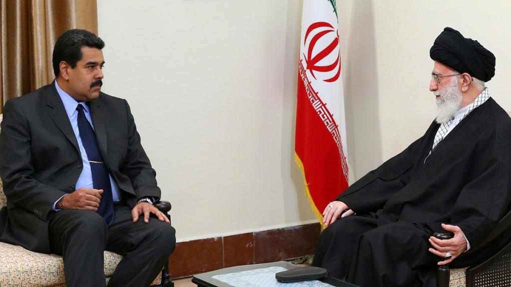 Khamenei and Maduro in Tehran