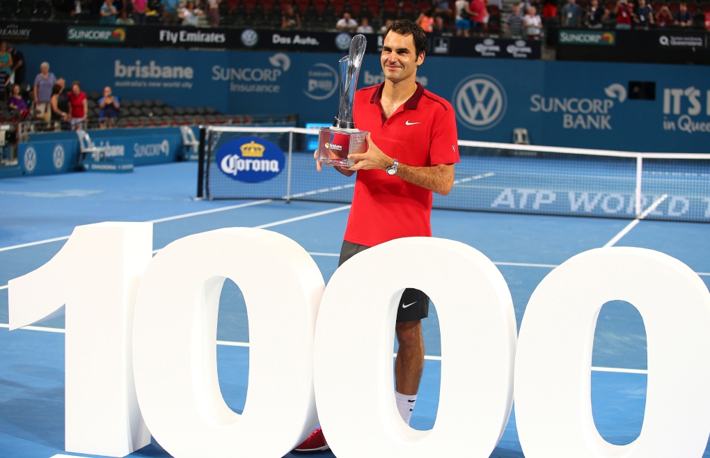 Roger Federer 1000th career win