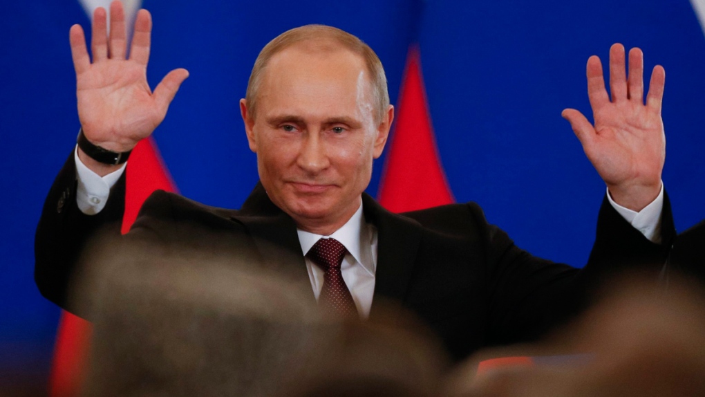 Russian President Vladimir Putin in Moscow