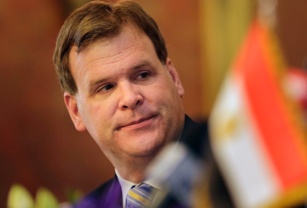 John Baird at Egyptian foreign ministry