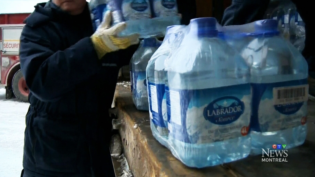 CTV Montreal: Residents stocking up on water