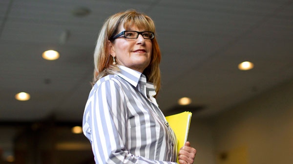 Louise Bradley, the president and CEO of the Mental Health Commission of Canada, is pictured after speaking at a Mental Health Conference in Toronto on Monday June 20, 2011. (Chris Young / THE CANADIAN PRESS)