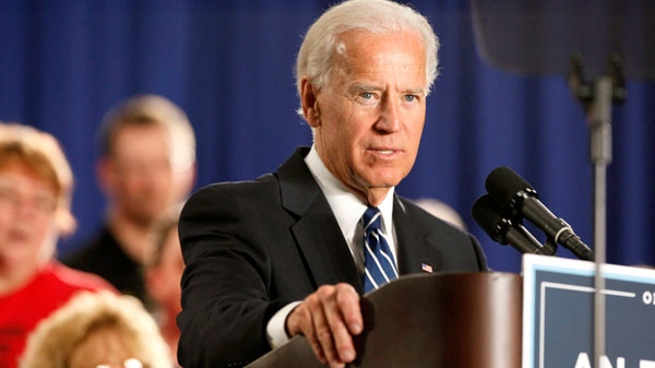 Vice President Joe Biden speaks in Toledo, Ohio, on March 15, 2012. (AP / Madalyn Ruggiero)