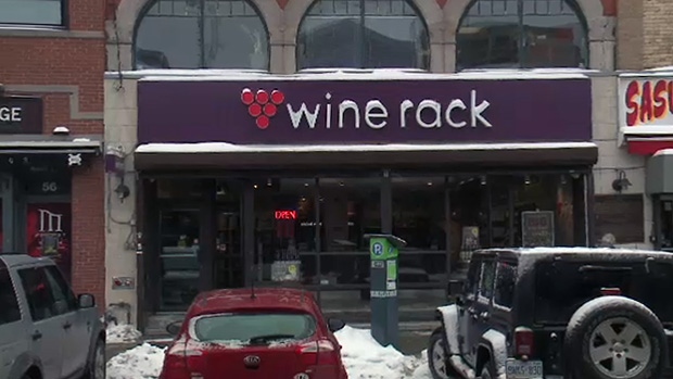 The Wine Rack store in Ottawa's Byward Market on Monday, Jan. 19, 2015.