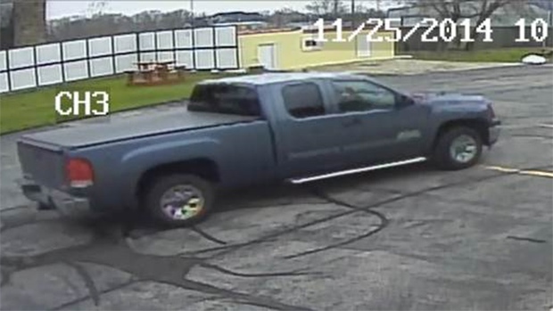 The Sarnia Police Service has released this photo of the truck believed to be driven by a man sought in a sexual assault investigation.