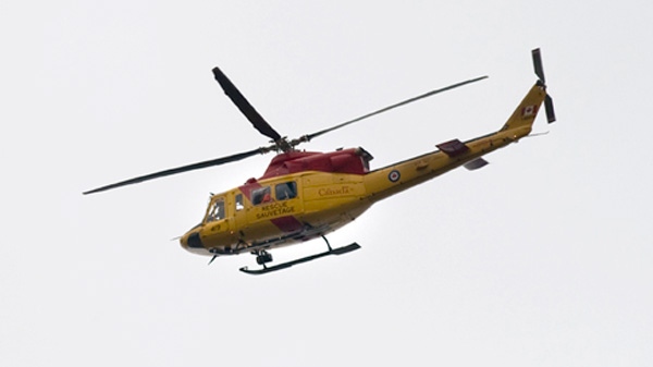 Officials at the CFB Trenton Joint Rescue Co-ordination Centre search for a four-seater airplane that went missing last Monday near Hastings, Ont., on Thursday, May 10, 2012. (Image courtesy of Northumberland News)
