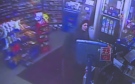 Fred’s Variety released security video of an axe-carrying suspect after a robbery. (Handout / CTV Windsor)