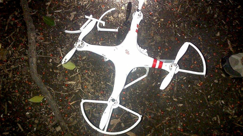 A drone that crashed at the White House