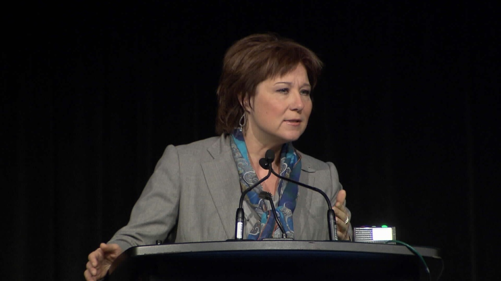 Christy Clark speaks to mining conference