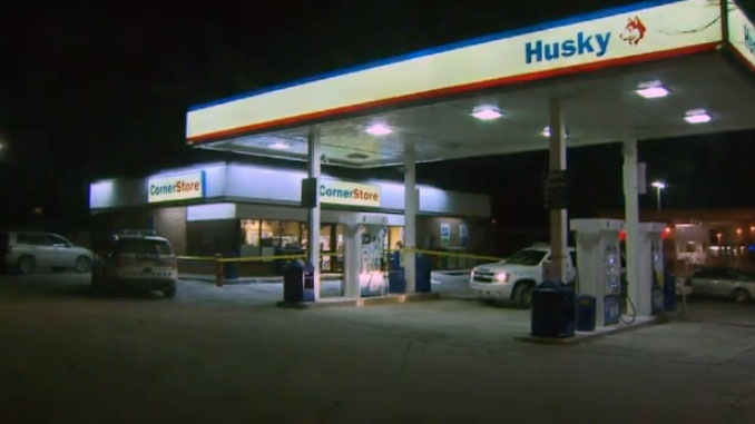 Husky gas station