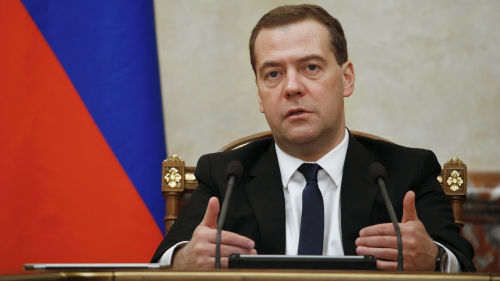Dmitry Medvedev in Moscow