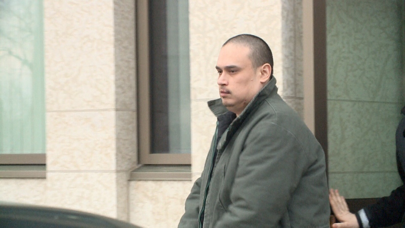 Adam Cyr is seen outside Court of Queen's Bench in Regina in this undated file photo.