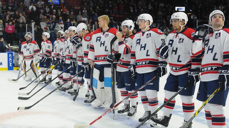 Image of the Western AHL team in the recent AHL Al
