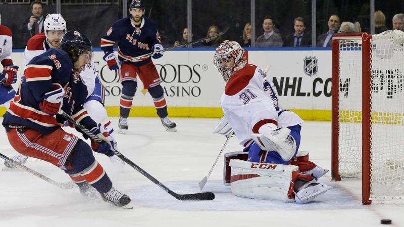 Montreal Canadiens goalie Carey Price (31) defends