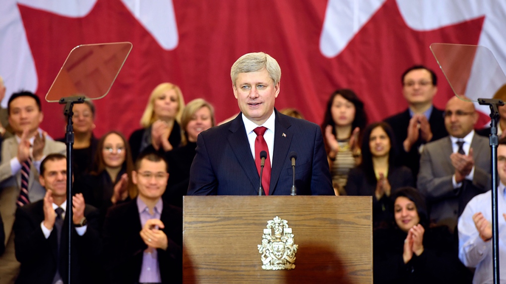 Prime Minister Stephen Harper on anti-terror bill