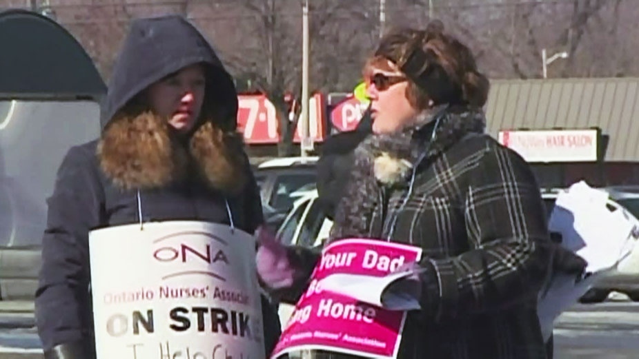 CTV Windsor: Windsor CCAC workers strike