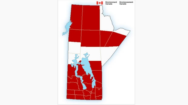 Manitoba extreme cold warning
