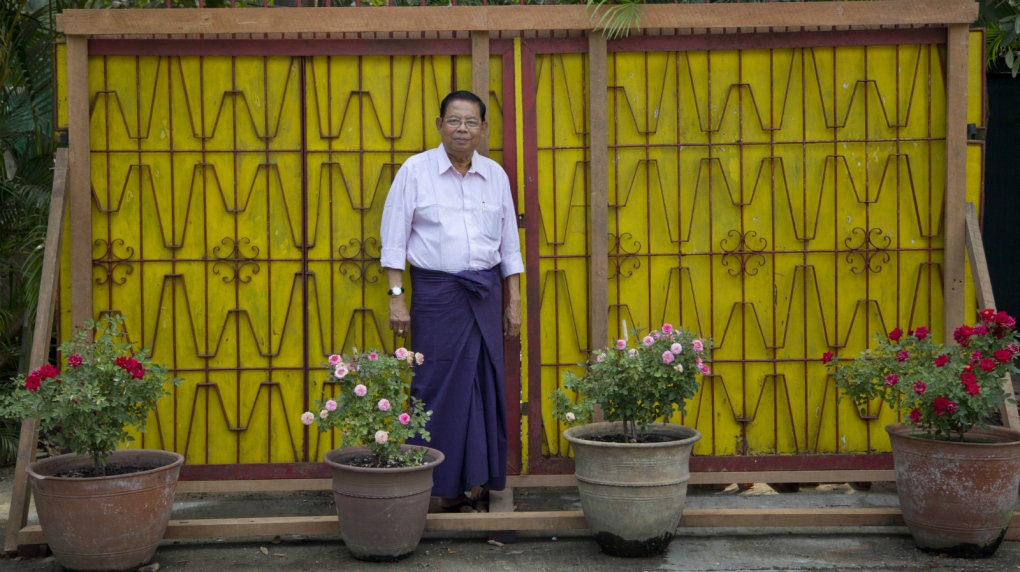 Gate separating Aung San Suu Kyi being auctioned