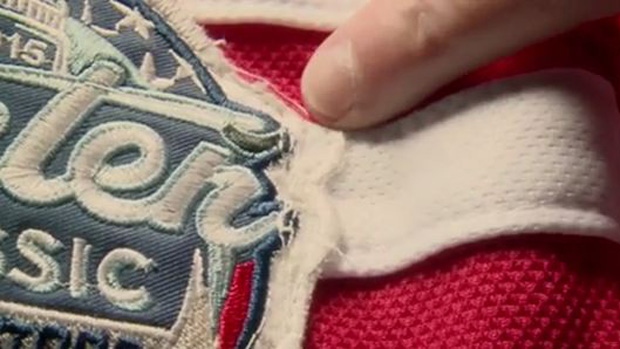 hockey jersey stitching