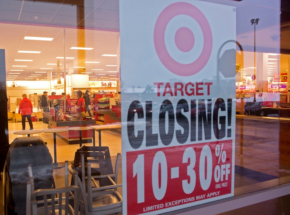 Target Canada closing last stores today