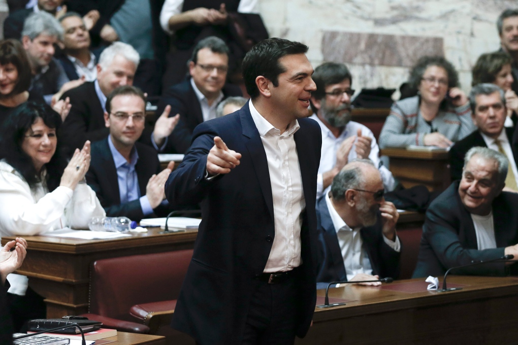 Tsipras speaks with Syriza leader
