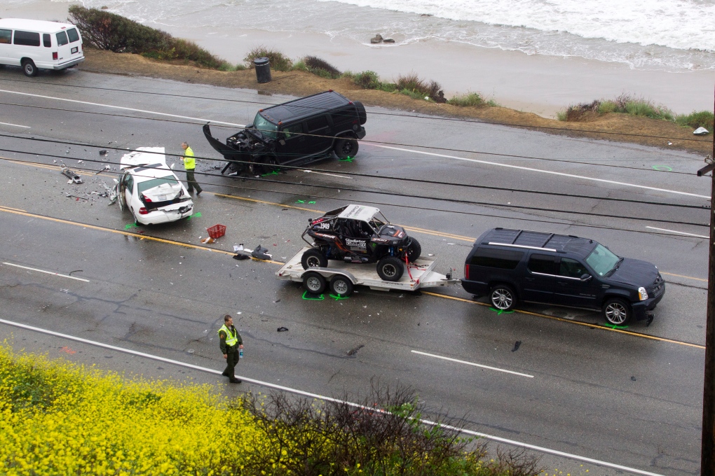 Malibu car crash involving Bruce Jenner 