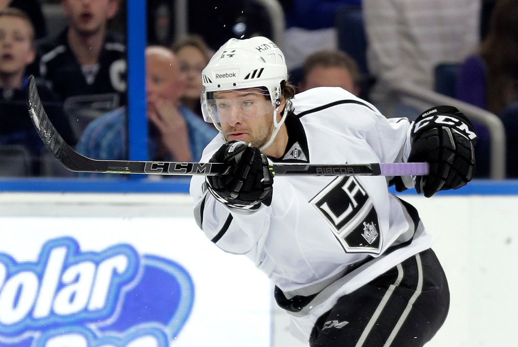 Los Angeles Kings right wing Justin Williams