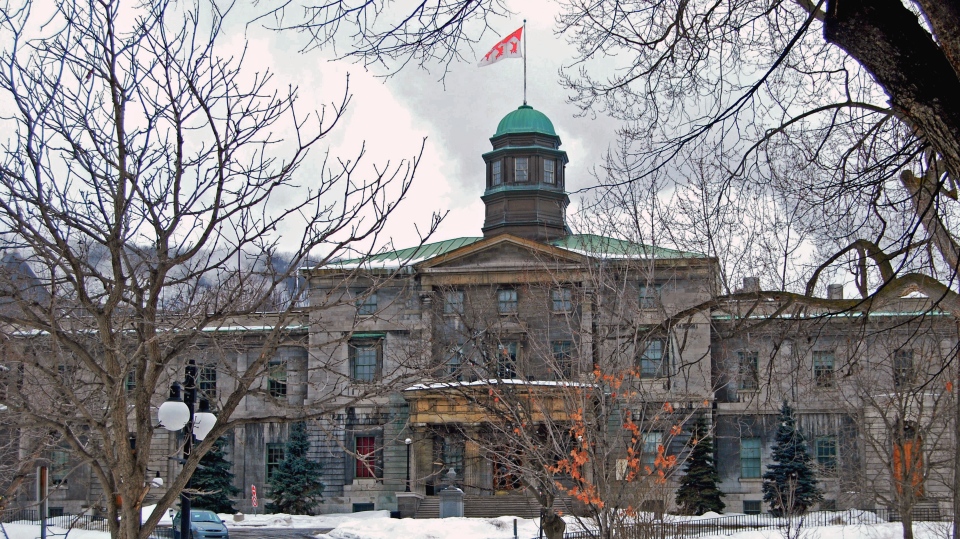 McGill University, whose main campus is seen in th