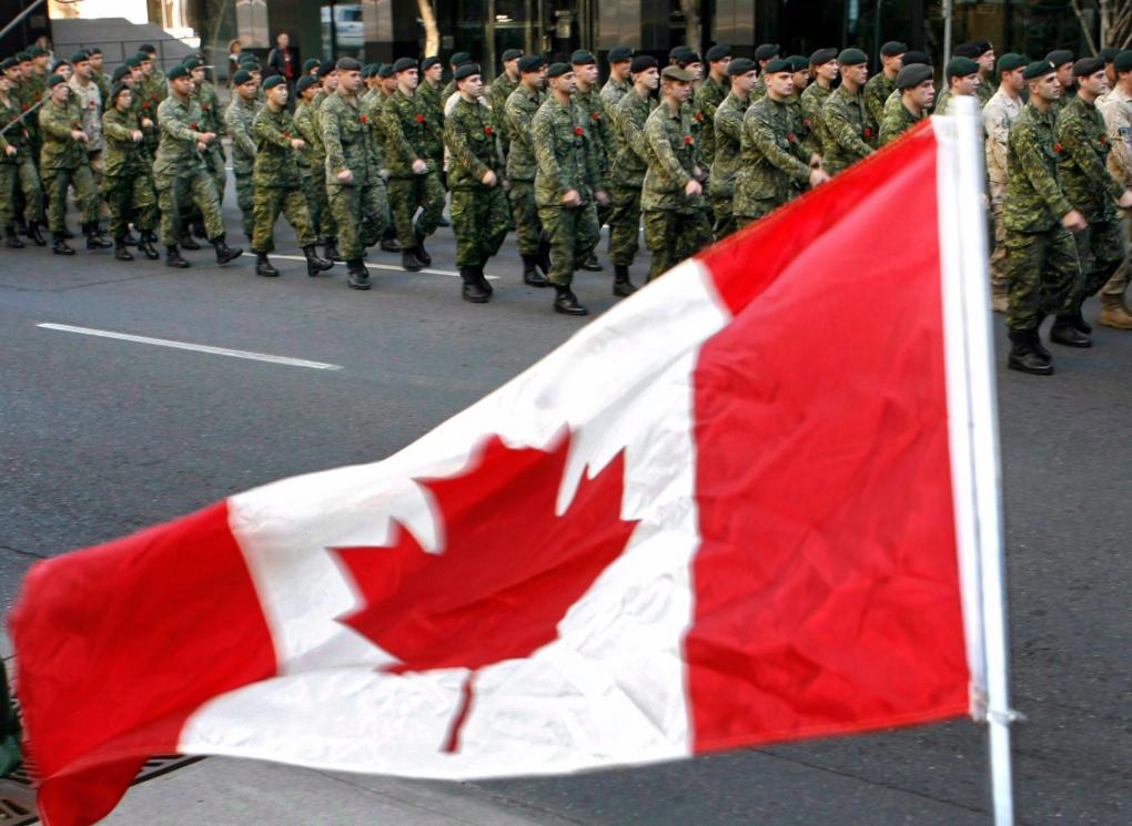 Members of Canada's military are shown in this photo from 2008. (Jeff McIntosh /The Canadian Press)