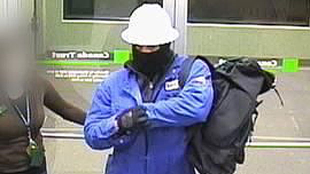 Calgary Police photo of suspect