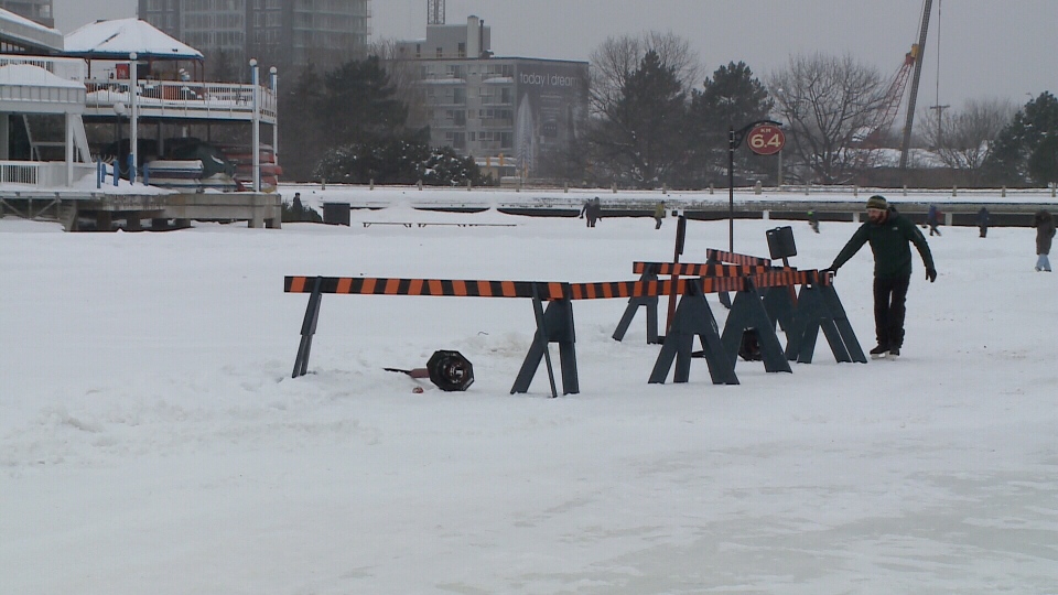 Woman falls through ice on Rideau Canal