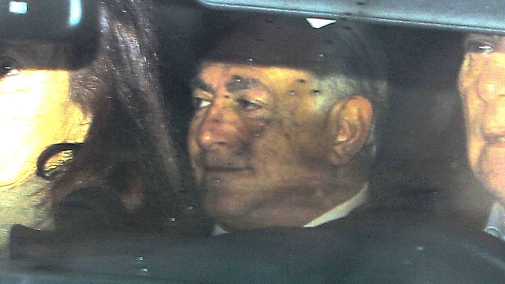 Dominique Strauss-Kahn arrives at the Lille court