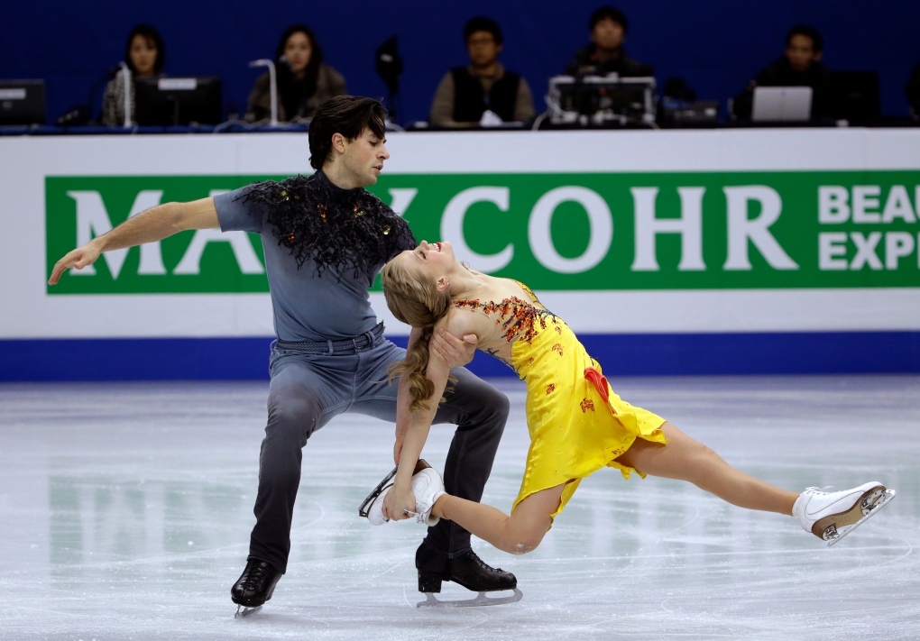 Kaitlyn Weaver and Andrew Poje of Canada