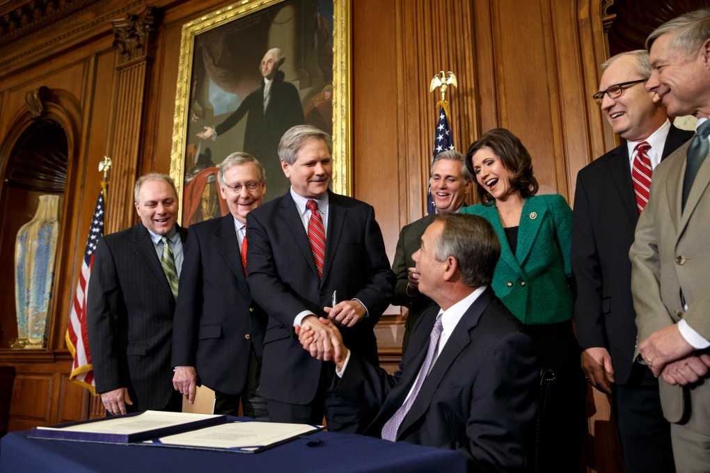 Boehner signs Keystone bill