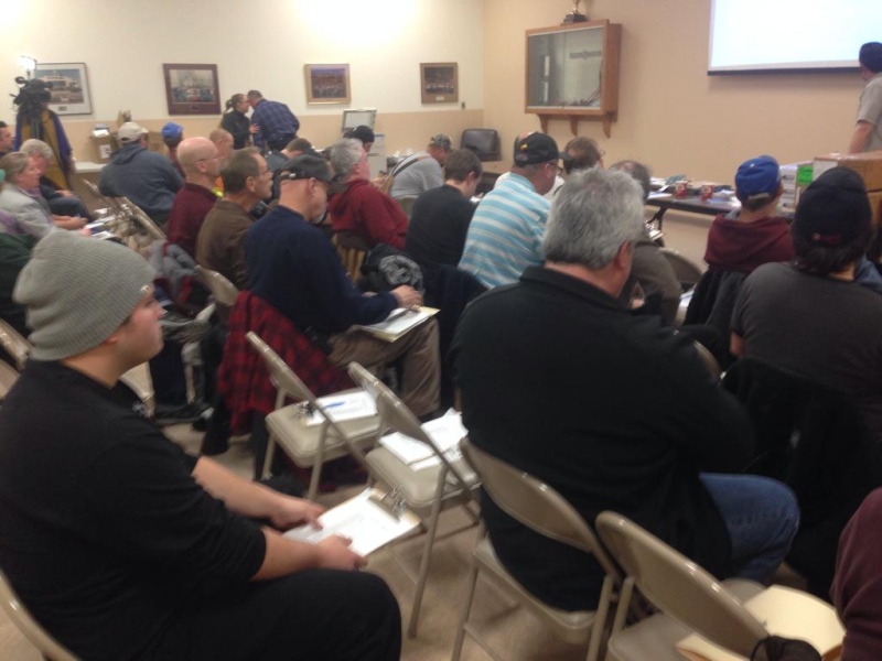 Workers attend a training session to help retool the Windsor Assembly Plant in Windsor, Feb.13, 2015. (Rich Garton / CTV Windsor)