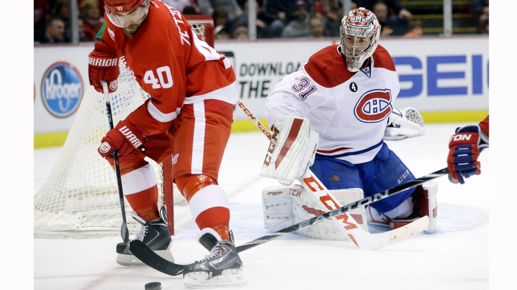 Montreal Canadiens goalie Carey Price (31) watches