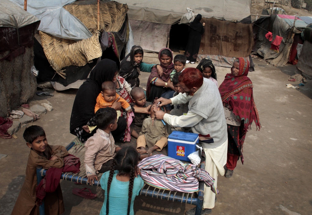 Polio vaccines in Pakistan