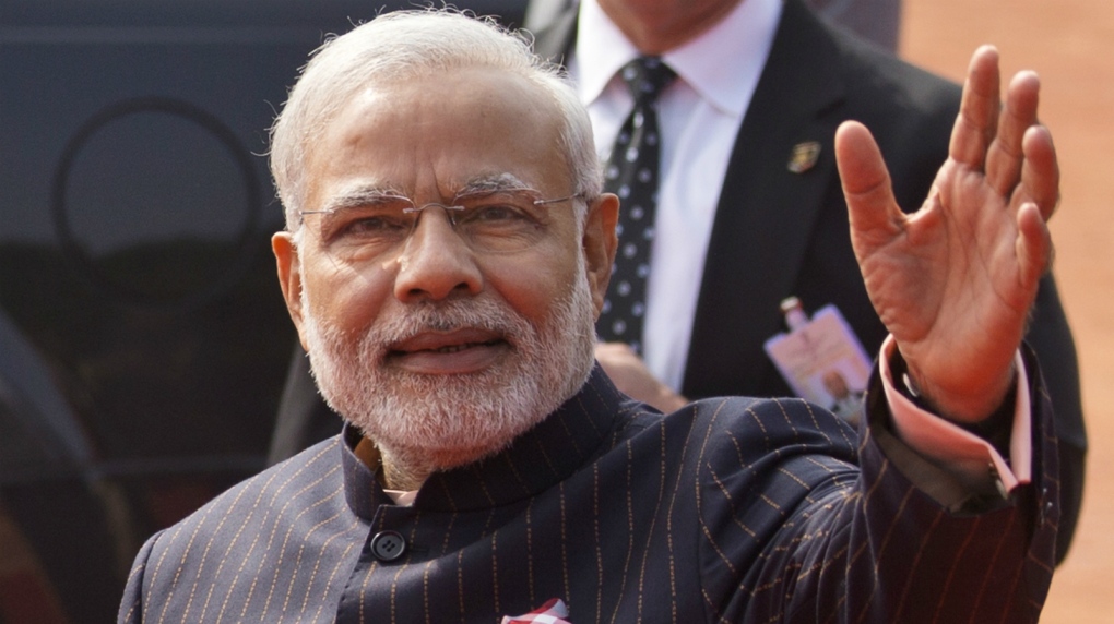 Controversial suit worn by India PM up for auction