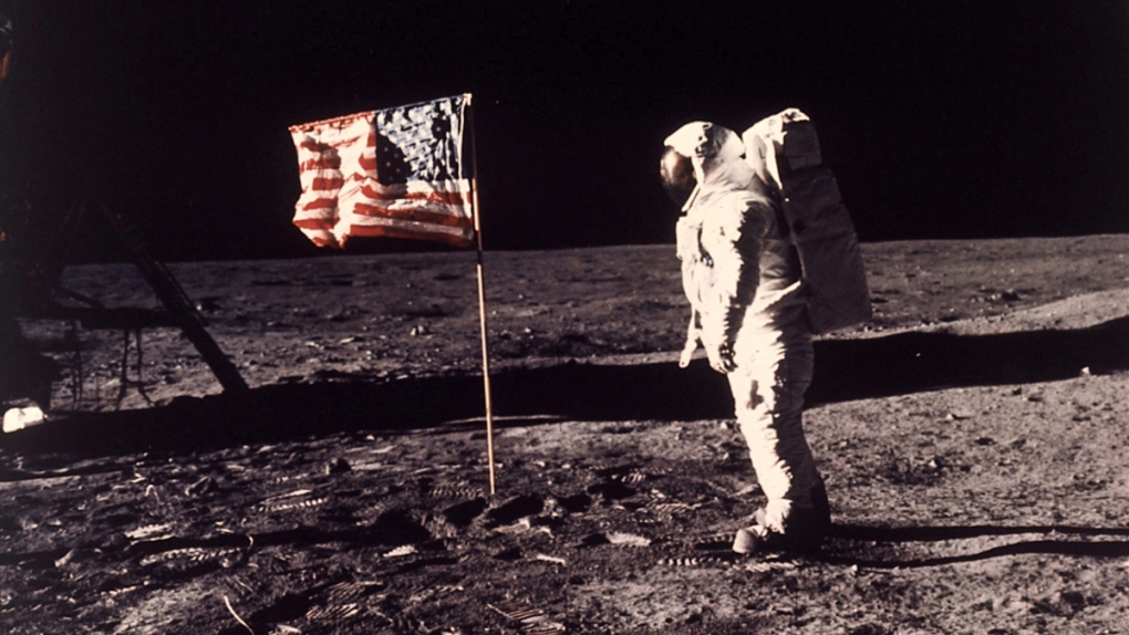 Edwin E. 'Buzz' Aldrin Jr. on the moon