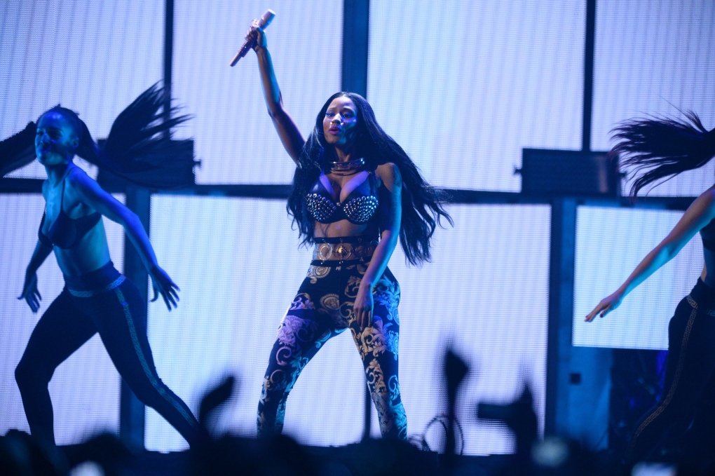 Nicki Minaj performs at iHeartRadio