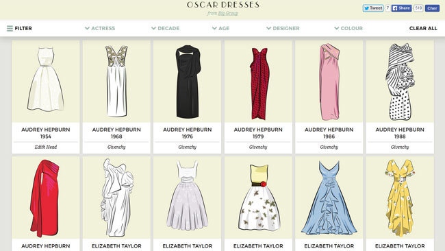 Oscar dresses by Big Group 