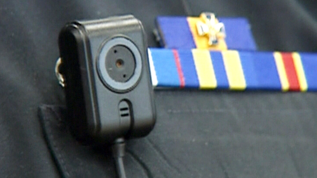 Body cameras on police officers