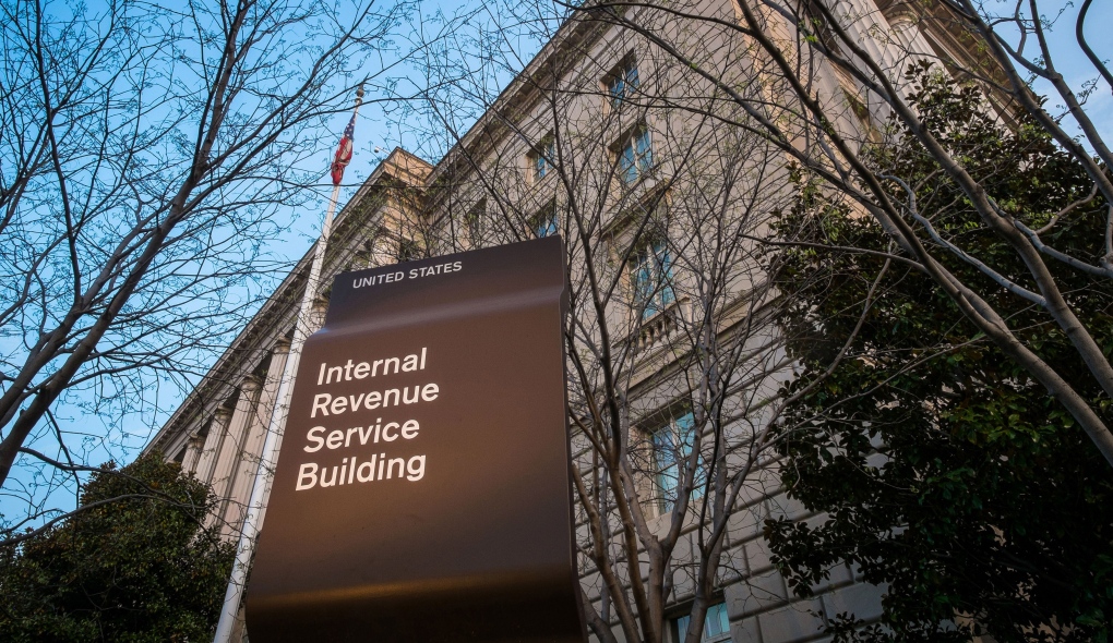 Internal Revenue Services building in Washington