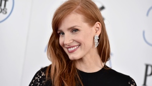 Jessica Chastain arrives at the 30th Film Independent Spirit Awards on Saturday, Feb. 21, 2015, in Santa Monica, Calif. (Jordan Strauss / Invision)