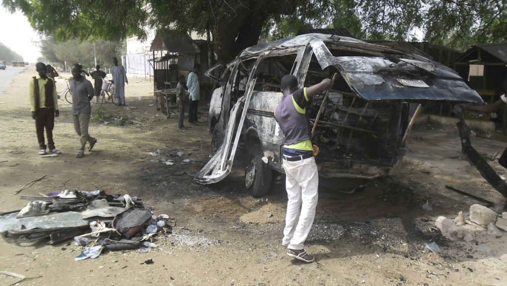 Bus explosion in Potiskum, Nigeria