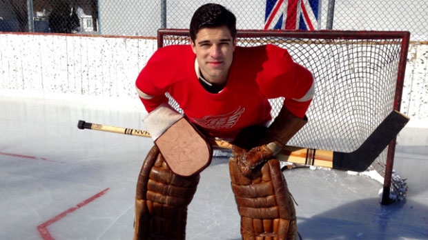 Winnipeg-actor Markian Tarasiuk (above) is playing Terry Sawchuk in a film about his life.