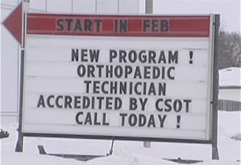 A new Orthopaedic Technician Program is launched at Westervelt College in London, Ont. on Thursday, Feb. 26, 2015. 
